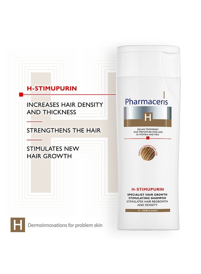 Pharmaceris Specialist Hair Growth Stimulating Shampoo, Stimulates Hair regrowth and Density. 250ml - Image 2