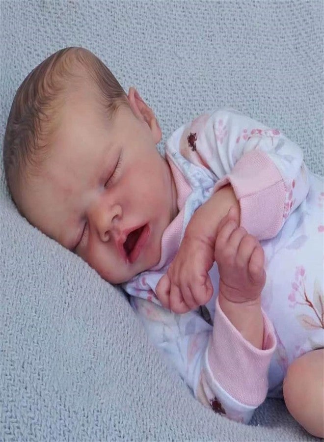GYCV Realistic Newborn Baby Dolls Twins - 18 Inch Reborn Baby Dolls Twins Boy and Girl, Lifelike Baby Dolls Soft Body, Silicone Vinyl Newborn Baby that Look Real, Birthday Set for Kids - Image 3
