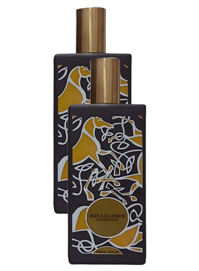 EMYC 2 Pieces Iris Leather Perfume For Unisex 100ml EDP - Image 1