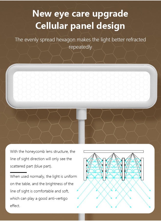 Momozone - LED Desk Lamp Study Clip Lamp Student Special Eye Protection Bedside Lamp Dormitory Charging Reading Lamp Bedroom Small Desk Lamp - Image 1