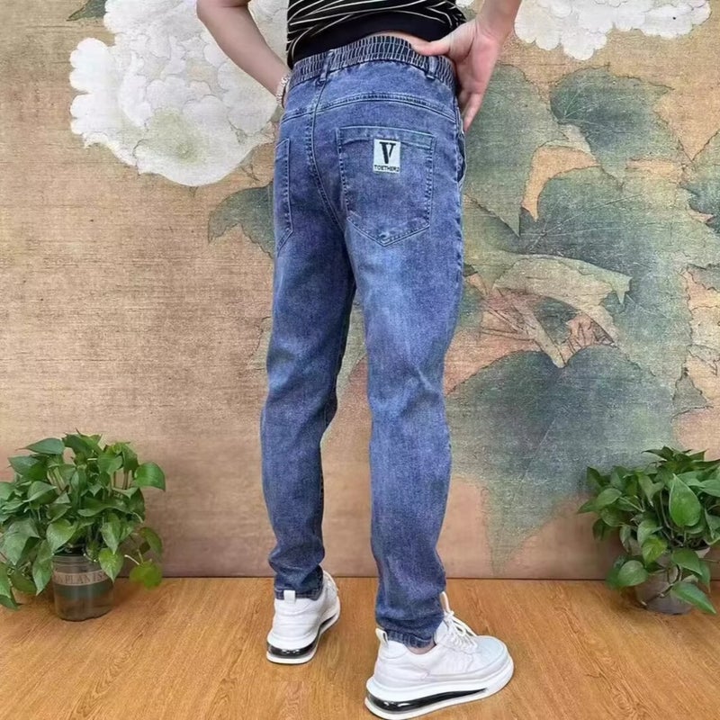 Unisex Casual Daily Denim Jeans - Image 3