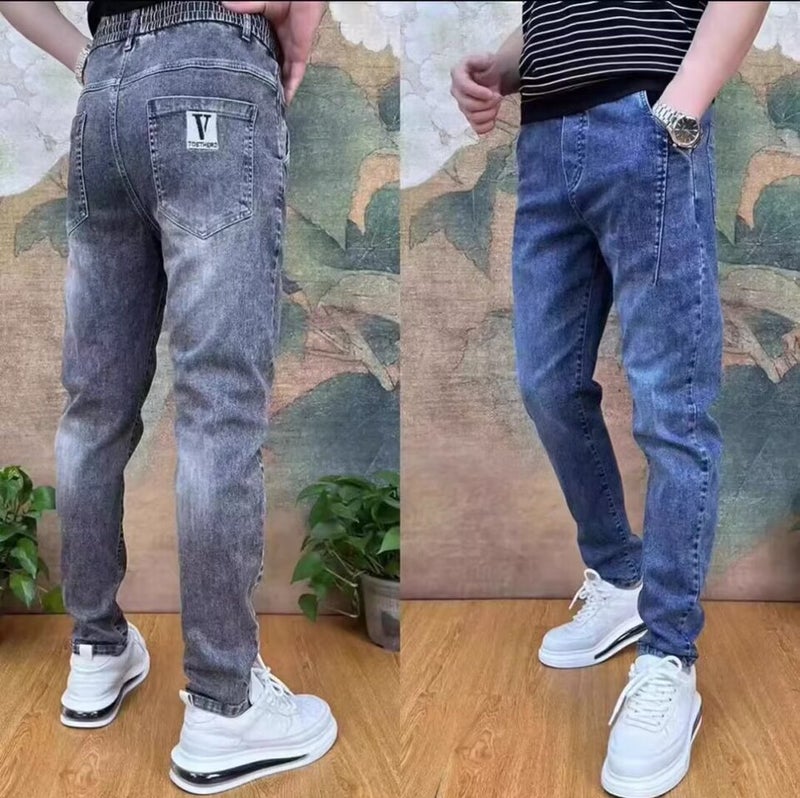Unisex Casual Daily Denim Jeans - Image 2