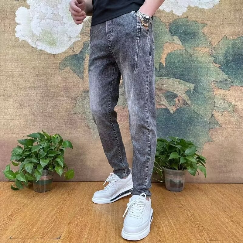 Unisex Casual Daily Denim Jeans - Image 5