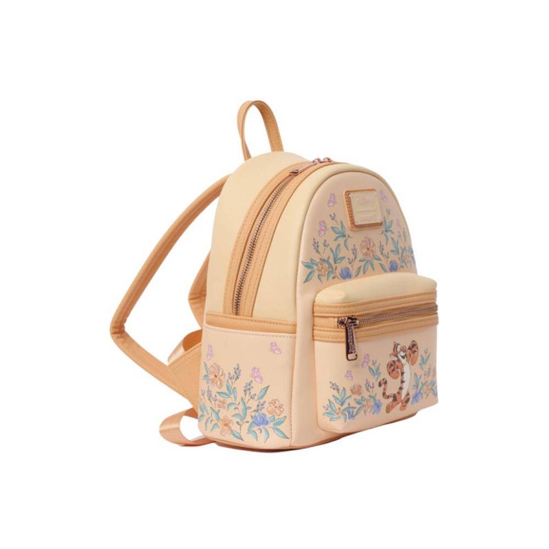 Loungefly x Funko POP! Disney Winnie the Pooh Tigger Floral Print Mini Backpack (22.86 x 11.43 x 25.4 cm, Cream) - Image 2