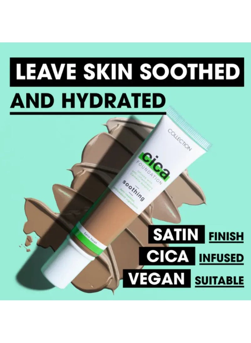 Collection Hydrating Medium Coverage Cica Foundation Infused with Anti-Redness - Light vanila 30ml - Image 4