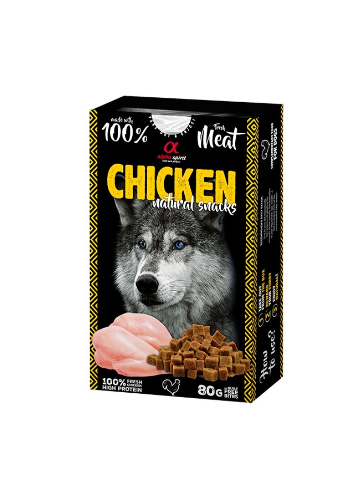 Alpha Spirit Natural Snacks Chicken 80 g