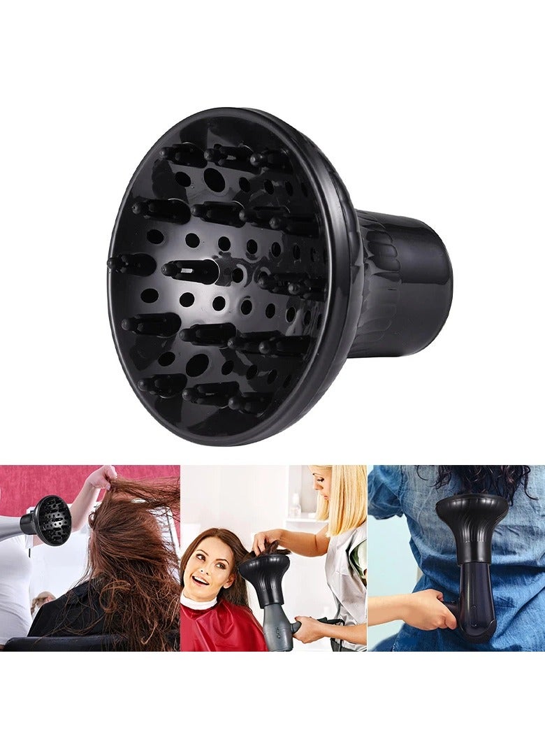 Generic Universal design hair dryer diffuser attachment compatible with almost all hair dryers, perfect for styling curly or wavy hair while drying and providing maximum volume without frizz  - Image 2
