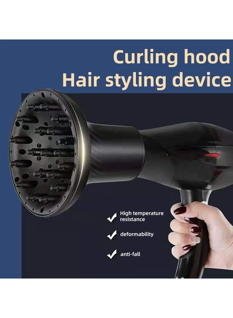 Generic Universal design hair dryer diffuser attachment compatible with almost all hair dryers, perfect for styling curly or wavy hair while drying and providing maximum volume without frizz  - Image 5