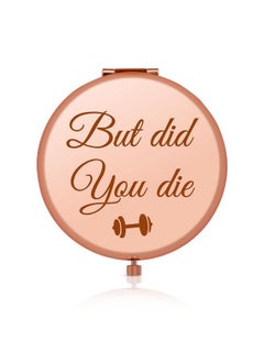 Workout Gifts Fitness Trainer Gifts Gym Gifts For Women Dumbbell Bodybuilding Gifts Rose Gold Compact Mirror Inspirational Gifts For Friends Sister Daughter Mom Encouragement Gifts For Coworkers