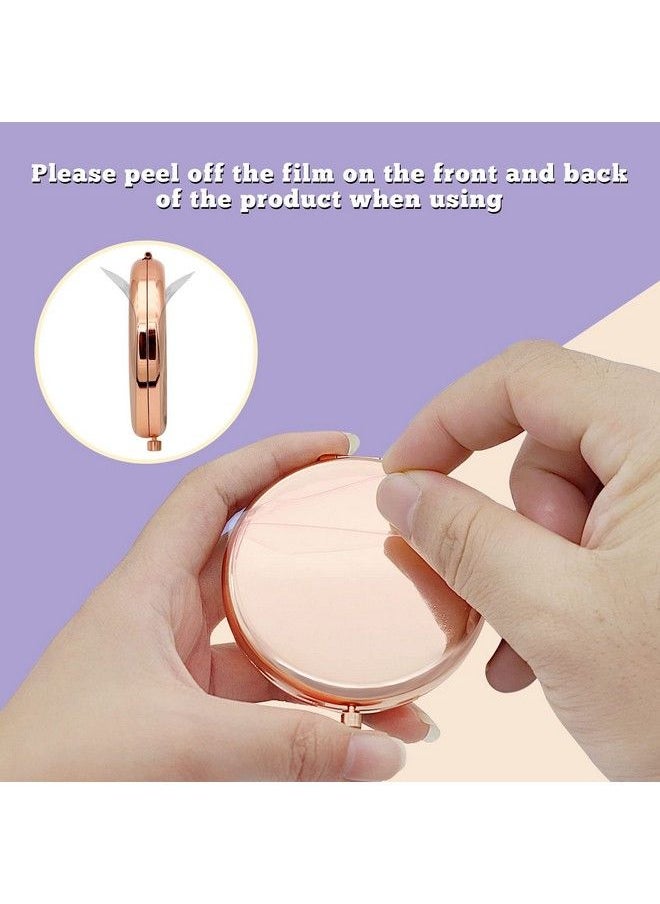 Jielahua - Workout Gifts Fitness Trainer Gifts Gym Gifts For Women Dumbbell Bodybuilding Gifts Rose Gold Compact Mirror Inspirational Gifts For Friends Sister Daughter Mom Encouragement Gifts For Coworkers - Image 1