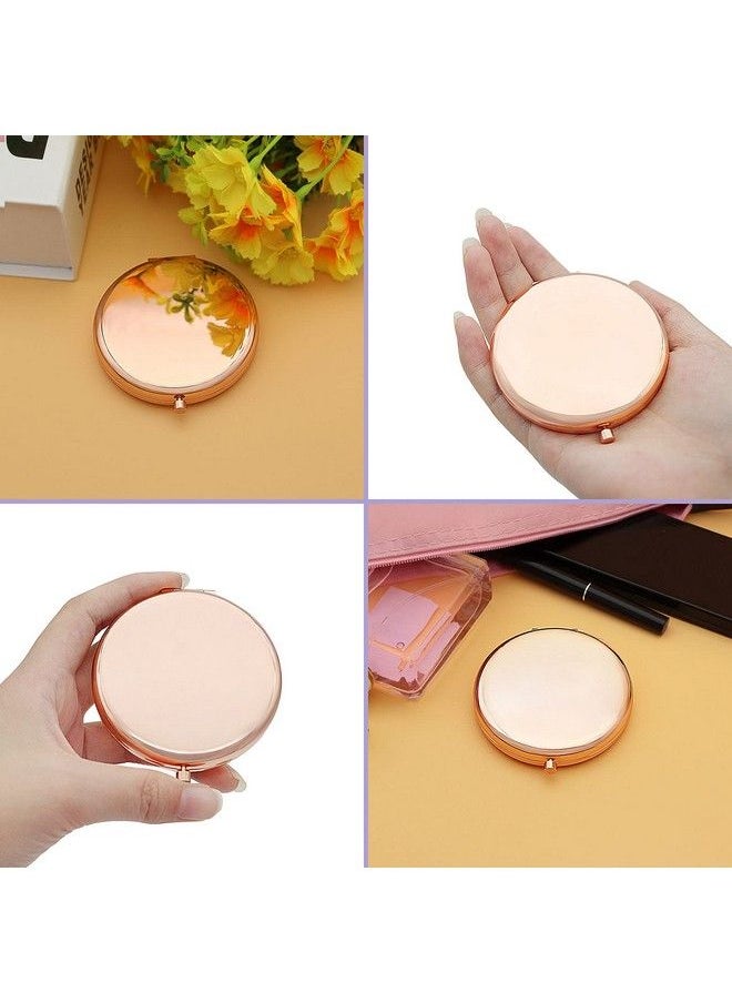 Jielahua - Workout Gifts Fitness Trainer Gifts Gym Gifts For Women Dumbbell Bodybuilding Gifts Rose Gold Compact Mirror Inspirational Gifts For Friends Sister Daughter Mom Encouragement Gifts For Coworkers - Image 1
