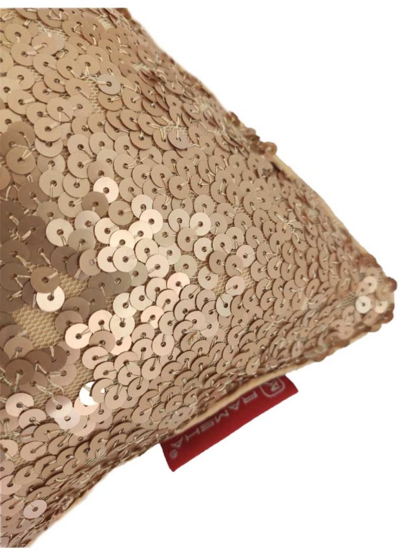 Beige Shiny & Sparkling Polyester Cushion Cover with Filler for Floor, Bed, and Couch - CS 077 (30x50cm) - pzsku/Z005A865380534736EF72Z/45/_/1732866417/5c7ed4f2-5702-468d-820b-a4ae4dbf0574