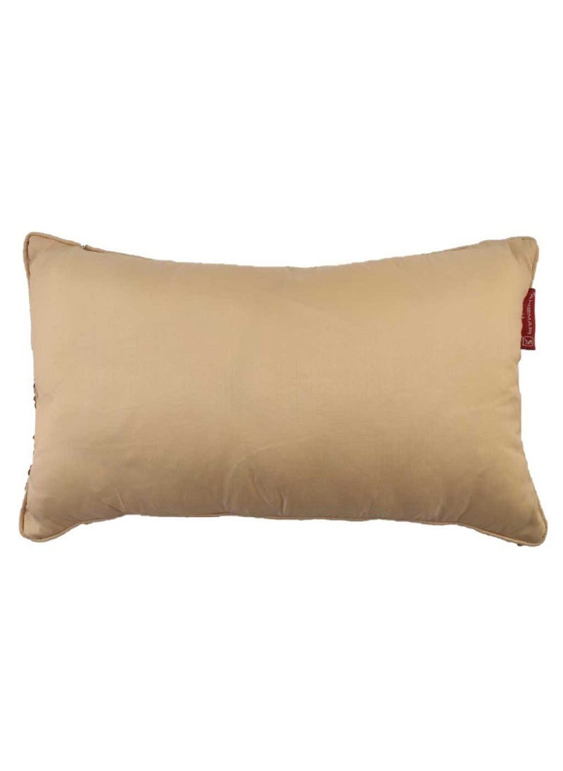 Beige Shiny & Sparkling Polyester Cushion Cover with Filler for Floor, Bed, and Couch - CS 077 (30x50cm) - pzsku/Z005A865380534736EF72Z/45/_/1732866427/9ba09f7d-d8ad-46fc-92ba-ba46663540ea