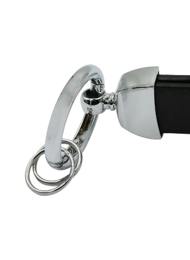 ليكساس سلسلة مفاتيح من قماش فاخر عالي الجودة - سلسلة مفاتيح سيارة متينة مع حلقة وخطاف معدنيين | حامل مفاتيح قوي للمنزل والسيارة | تصميم أنيق مطرز - Image 3