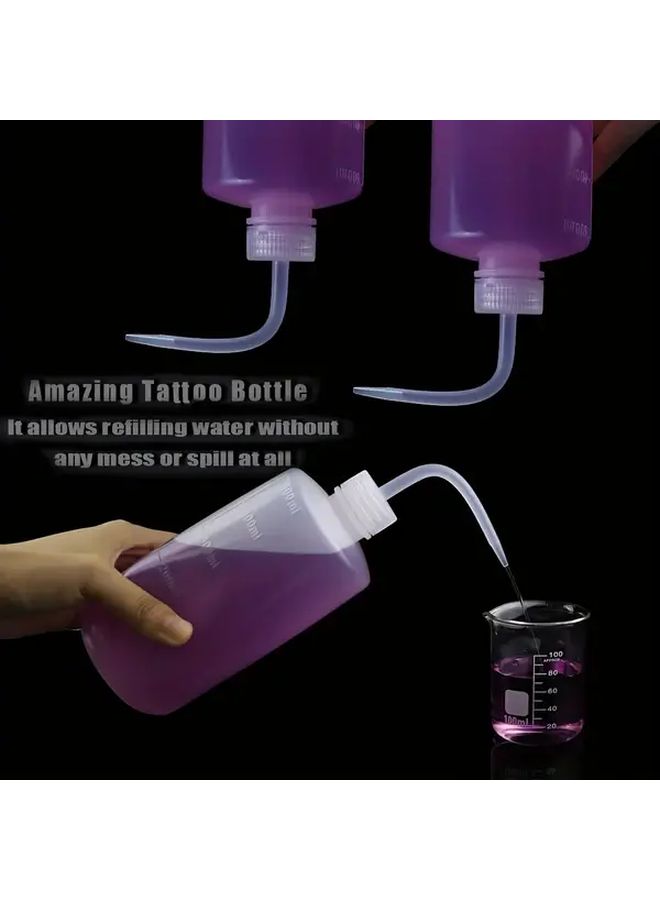 2pcs Blue Leak Proof Squeeze Bottles With Measurement Markings For Precise Liquid Control - Image 4