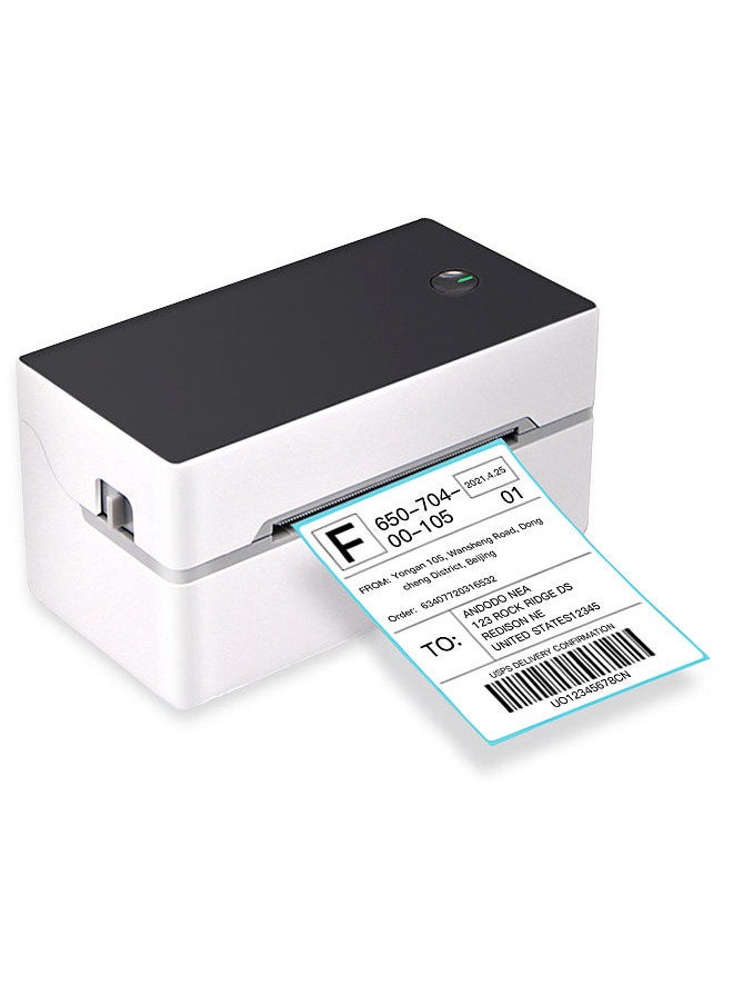 Generic - Desktop Shipping Label Printer High Speed USB Direct Thermal Printer Label Maker Sticker 40-80mm Paper Width for Shipping Postage Barcodes Labels Printing - Image 1