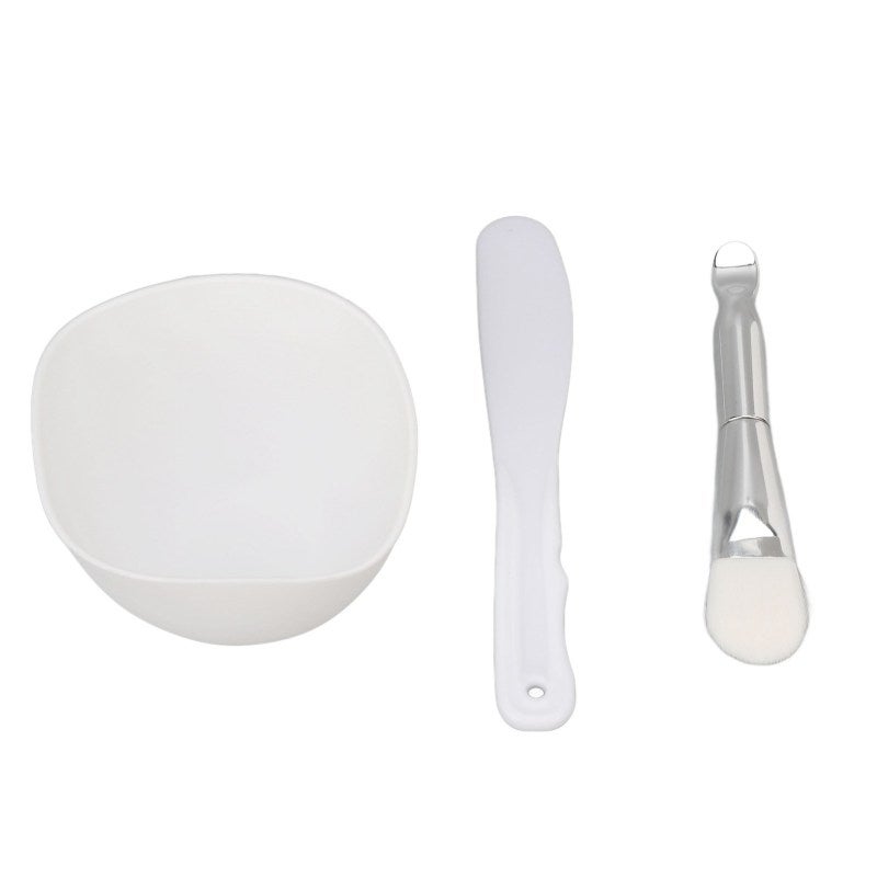 Silicone Mask Tool Kit Soft Foldable 1 Set - Travel Friendly Face Mask Mixing Bowl for DIY Clay Masks - Image 1