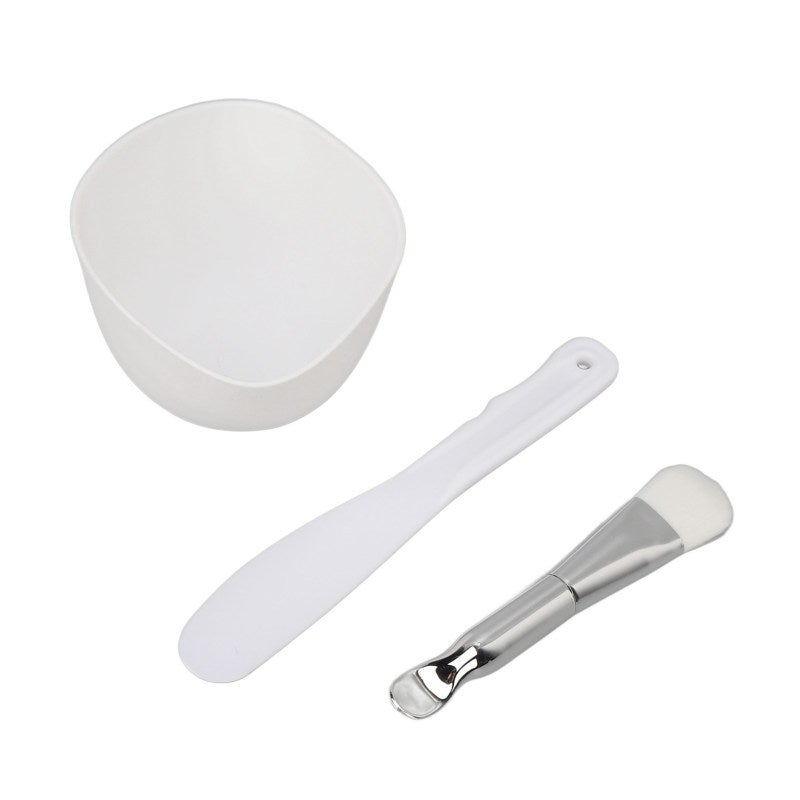 Silicone Mask Tool Kit Soft Foldable 1 Set - Travel Friendly Face Mask Mixing Bowl for DIY Clay Masks - Image 2