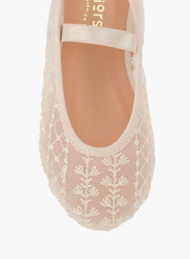 JUNIORS Girls Slip-On Ballerina Shoes - Image 4
