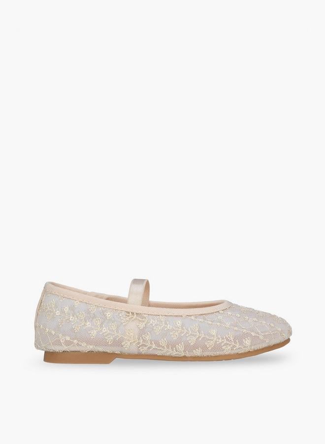 JUNIORS Girls Slip-On Ballerina Shoes - Image 3