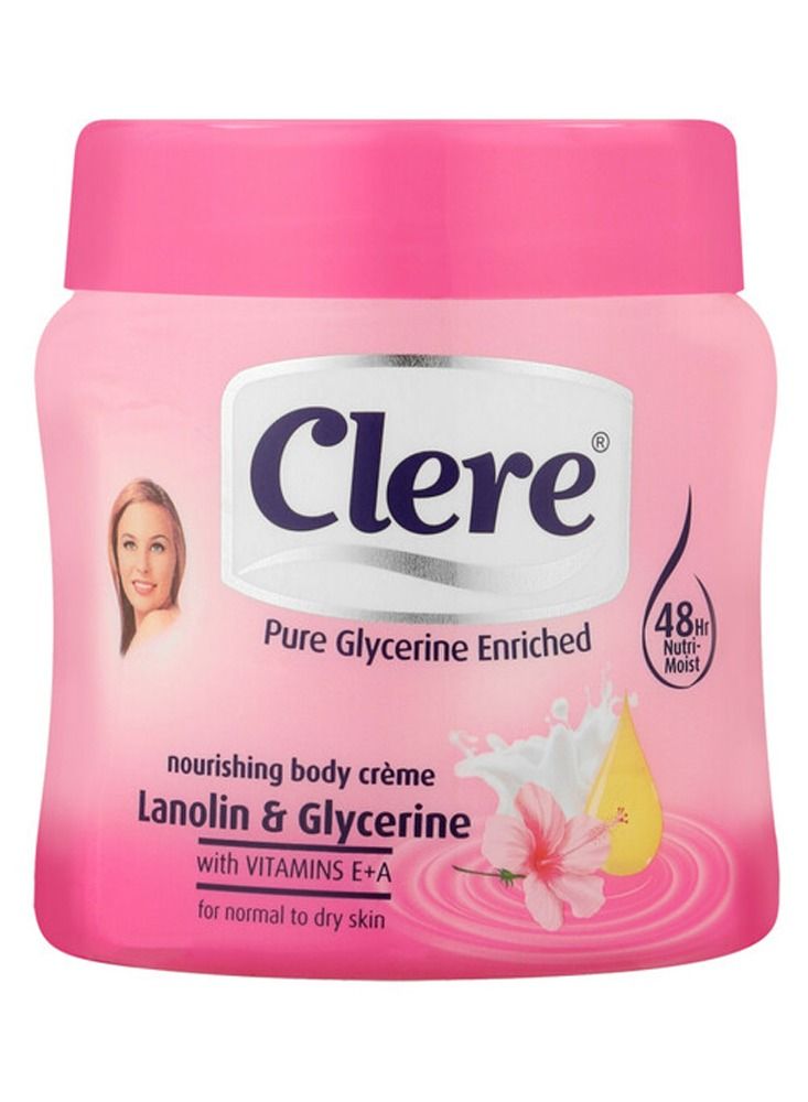 CLERE Nourishing Body Cream Lanolin and Glycerine 300ml - Image 4