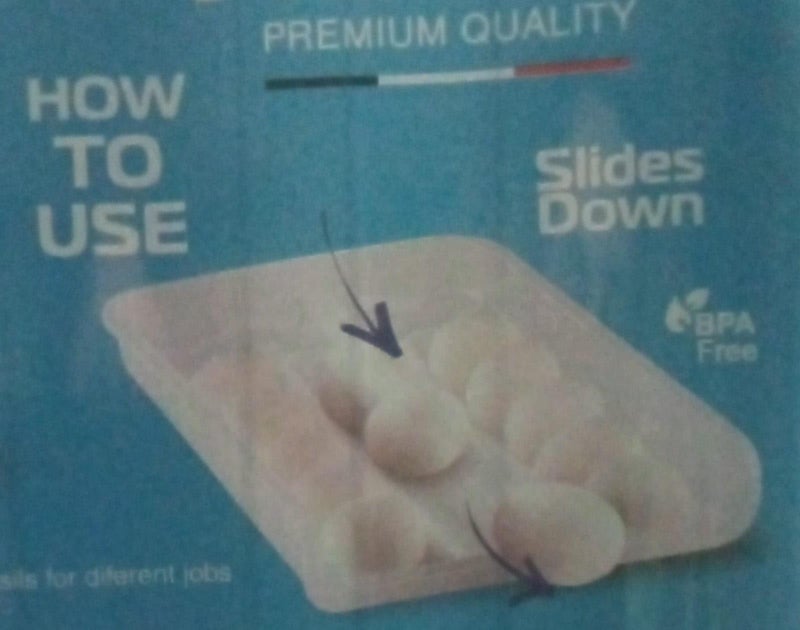 Plastic Egg Holder Grey