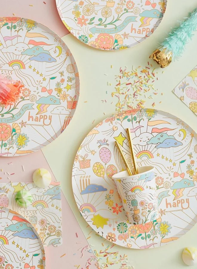 Meri Meri Happy Doodle Dinner Plates
