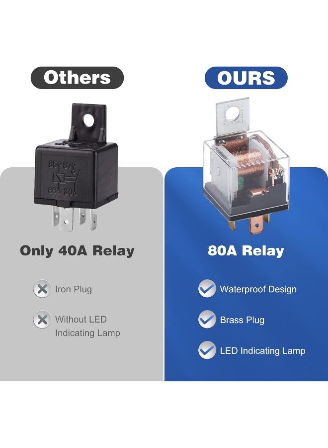 HK 12V 150db Car Air Horn, Super Loud Dual Trumpet Air Horn Kit with Compressor for Any 12V Vehicles Trucks Lorrys Trains Boats Cars Vans Kit (Black) - Image 4