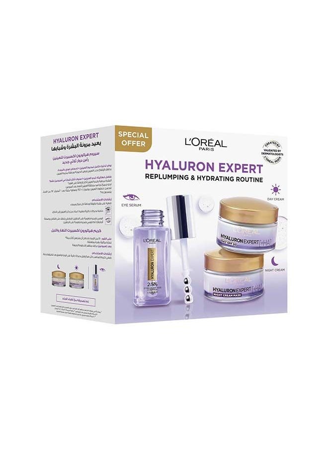 L'OREAL PARIS - Hyaluron Expert Replumping And Hydrating Routine - Image 1