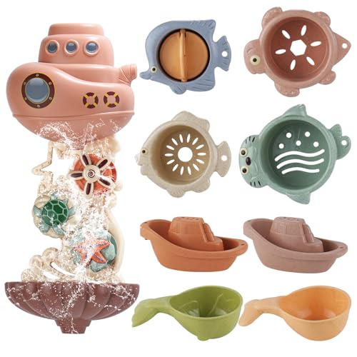 Holady Bath Toys Suitable for Kids Aged 13 Childrens Early Education Toys Beach Water Toys for 1218 Months Baby and Toddler - Image 1