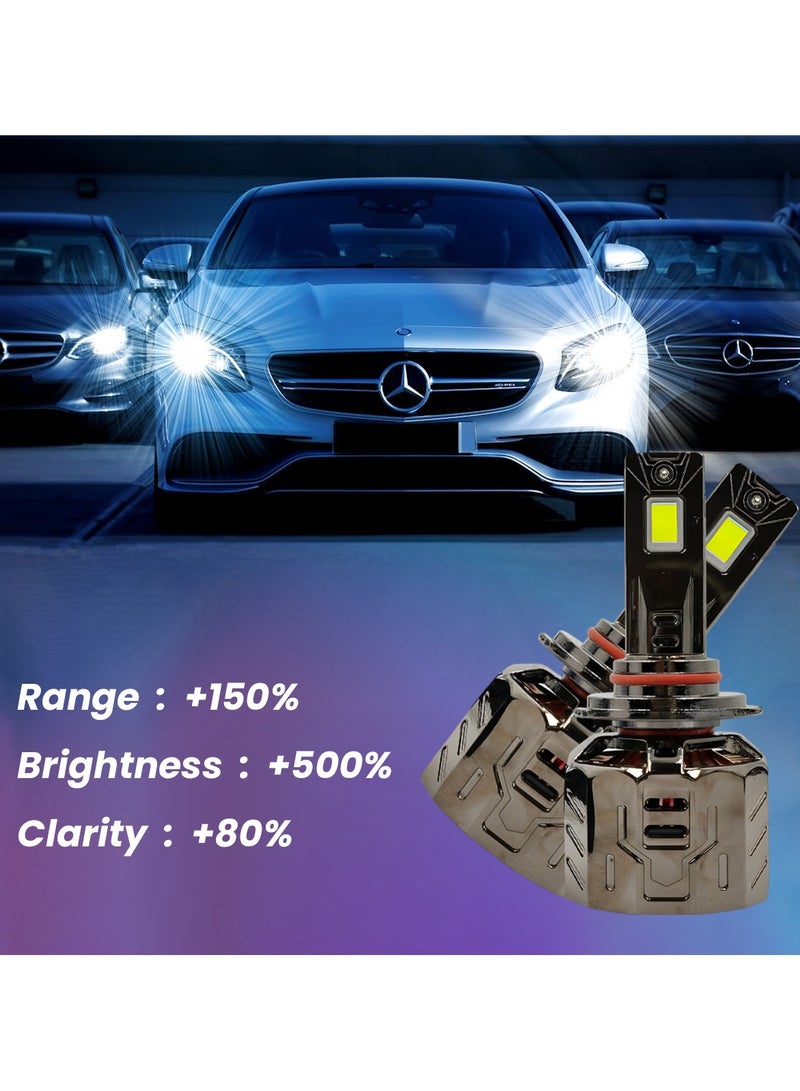 3XR P130 LED Headlight 9005 – 260W 30000LM 12V High-Power Automotive Bulb - Image 4