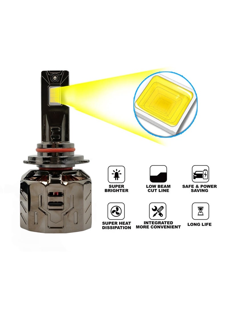 3XR P130 LED Headlight 9005 – 260W 30000LM 12V High-Power Automotive Bulb - Image 5