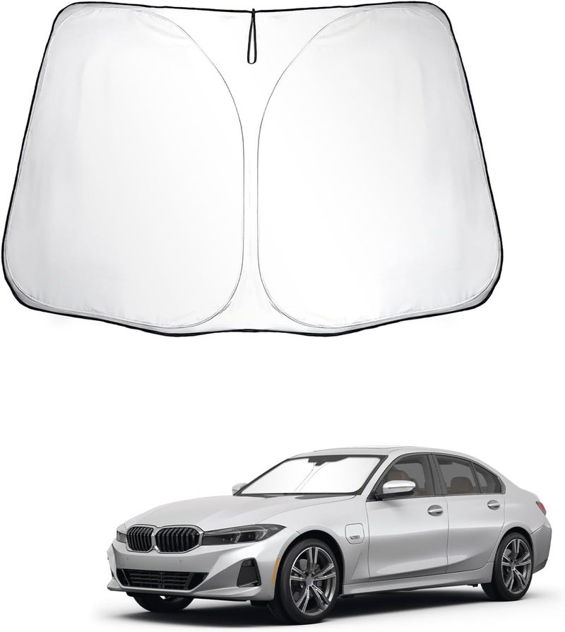 SKTU Sun Protection Windscreen Cover for BMW 3 Series F30 G20 & 4 Series F32 G22 with UV Protection - Image 1