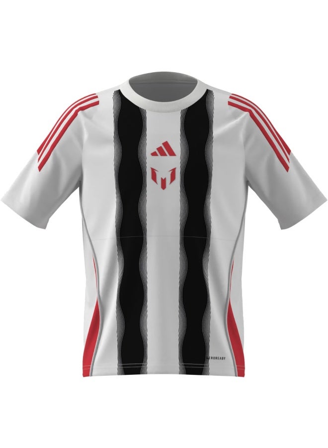 Adidas Messi Tr Jsy Y White Football Jerseys For Junior 5-6Y - Image 1