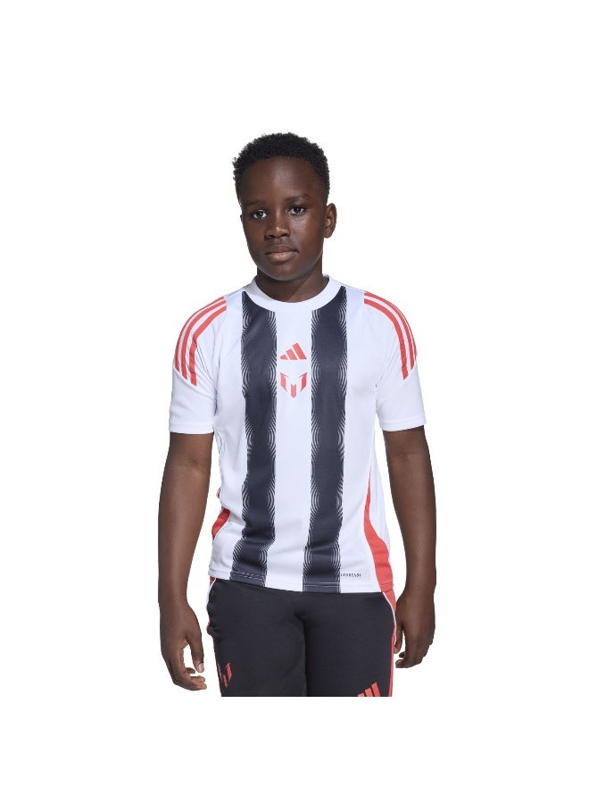 Adidas Messi Tr Jsy Y White Football Jerseys For Junior 5-6Y - Image 4