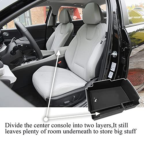 VESUL Center Console Armrest Storage Box Compatible with Hyundai Elantra 2017 2018 2019 2020 ABS Tray Insert Organizer Glove Pallet - Image 3