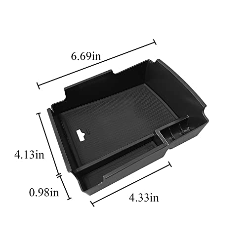 VESUL Center Console Armrest Storage Box Compatible with Hyundai Elantra 2017 2018 2019 2020 ABS Tray Insert Organizer Glove Pallet - Image 5