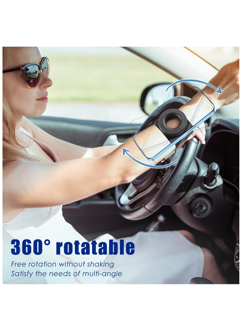 SYOSI Running Phone Holder for iphone, 360° Rotatable Magnetic Wrist Phone Holder, Armband Cell Phone Holder, Magnetic Phone Holder, Compatible with magsafe iPhone 15 14 13 12 Pro Max Plus Mini - Image 3