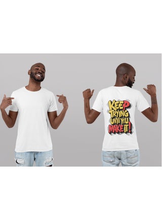 'KEEP TRYING UNTIL YOU MAKE IT' T-SHIRT - pzsku/Z005B3E4AA435DF3F6CADZ/45/_/1738349158/2031f444-144b-4192-9ce0-1dd76607c8fb