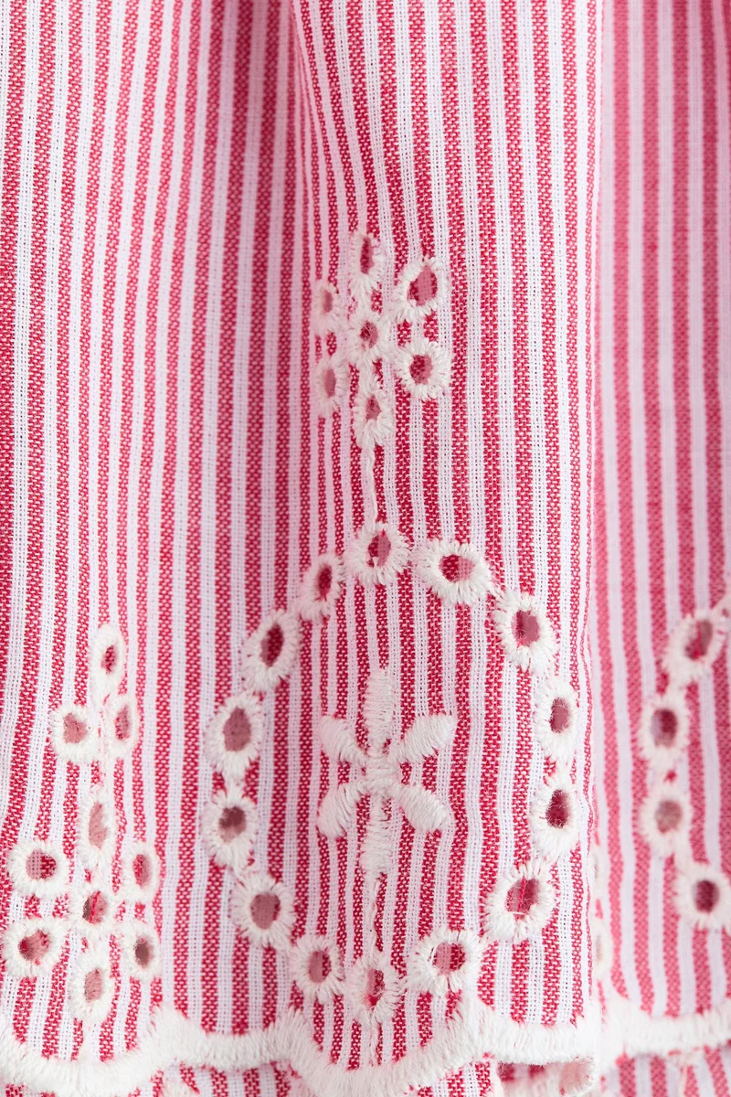 H&M Flutter-sleeved cotton dress