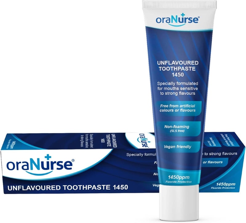 Oranurse معجون أسنان أورا نورس بدون نكهة 50 مل عبوة من 3 - Image 2
