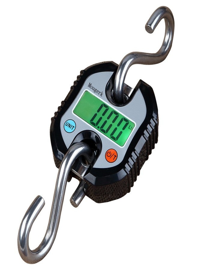 Mougerk Digital Hanging Scales Portable Heavy Duty Crane Scale 150 kg 300 lb 2 AAA Batteries(Not Included) (Black) - Image 1