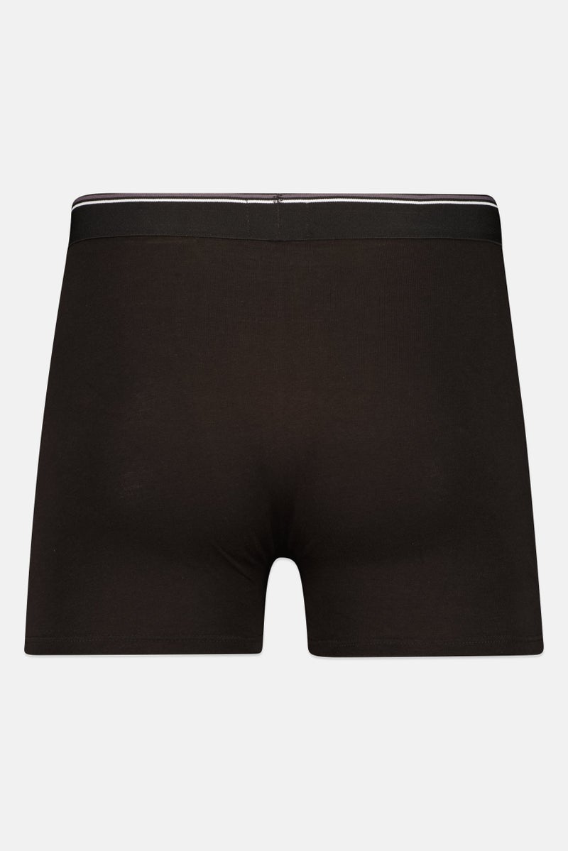 CERRUTI 1881 شورتات رجالية بحزمة 2 مع شعار العلامة التجارية، أسود - Image 2