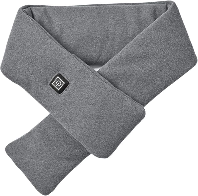 USB Rechargeable Heated Scarf 3 Temperature Adjustable Neck Warmer Winter Wrap - Image 1