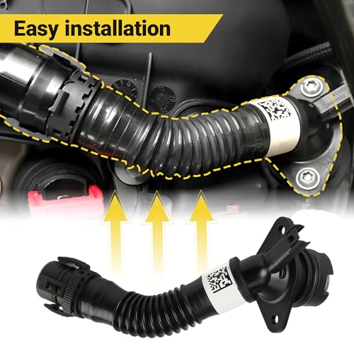 FANHAY 11127584128 Crankcase Vent Hose for BMW 135i 335i 535i 640i X1 X3 X4 X5 X6 2011-2017 N55 Crankcase Vent Hose PCV - Image 3