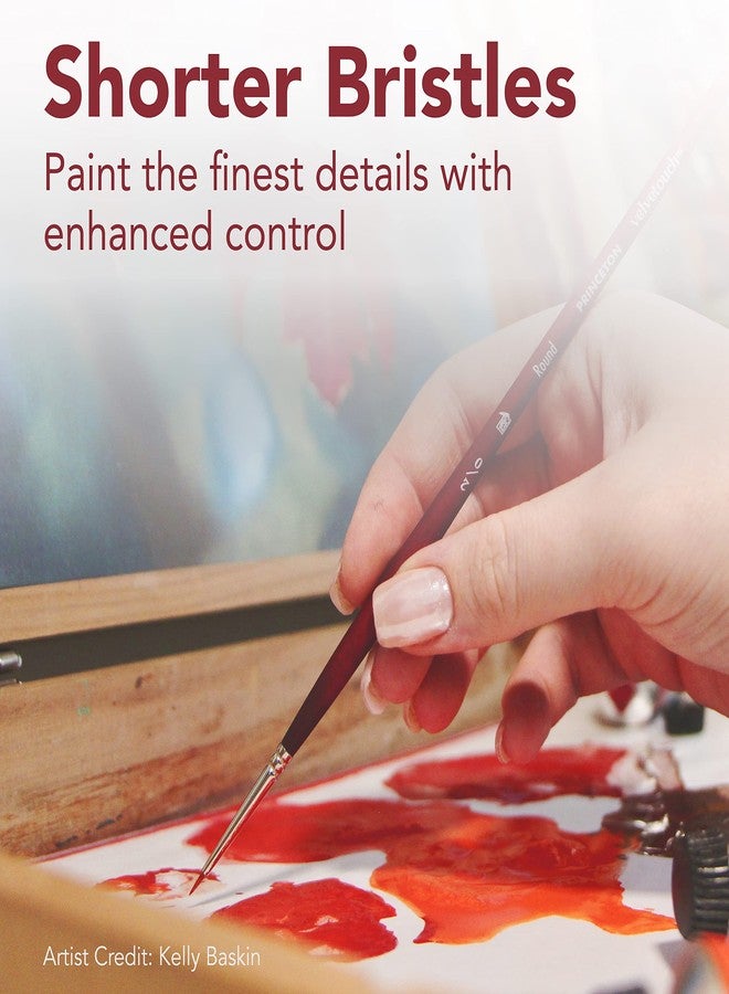 Princeton Velvetouch Long Handle Set, 4 Brushes - Professional Artist Brushes for Mixed Media, Acrylic, Oil. - Image 4