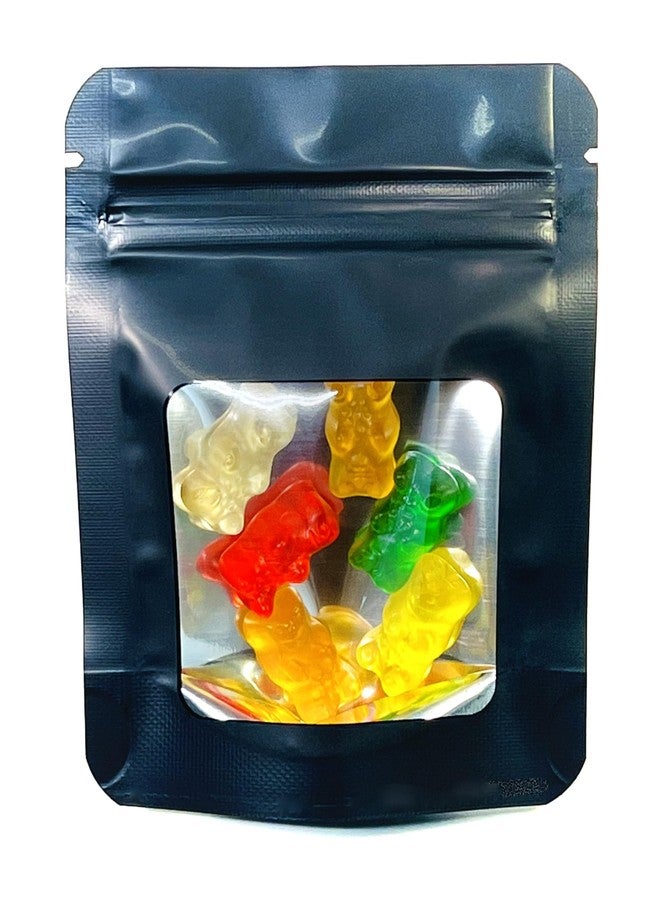 ROYPACK 100 عبوة أكياس مايلار مقاومة للرائحة 3.5 × 4.5 × 1 بوصة قابلة للإغلاق بالسوستة. نافذة شفافة للغاية غير متجمدة أو ضبابية. سمك 4 مل. للتخزين، والعينات، والسفر، والعرض. ROYPACK - Image 2