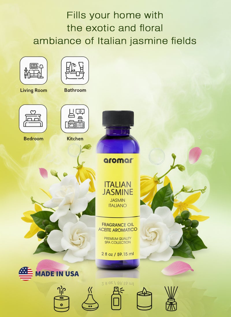 Aromar Spa Aromatic Oil  Italian Jasmine Fragrance, 59.15ml - Image 3