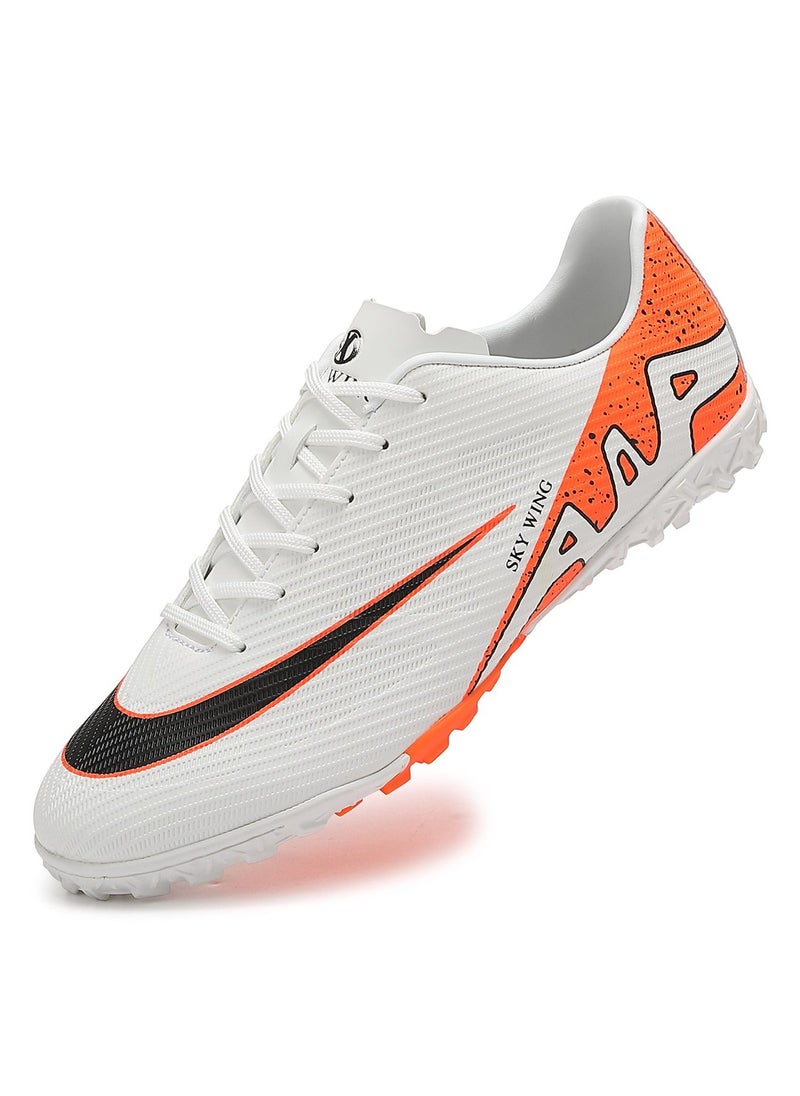SKY WING Football Cleats For Men And Women And Kid,Indoor Outdoor Low Top Unisex Soccer Shoes Lightweight Shock Resistant Training Boots Professional Turf Shoes Sport Athletic Ground Football Boots  - Image 1