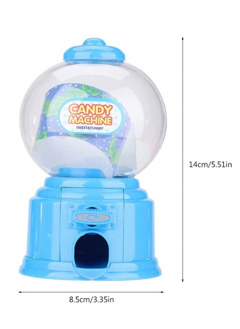 SYOSI - Candy Vending Machine, Portable Children Machine Plastic Mini Gumballs Dispenser Kids Kindergarten Gift, Vintage Style Sweet Bubblegum Fun Toy for 3 age - Image 1